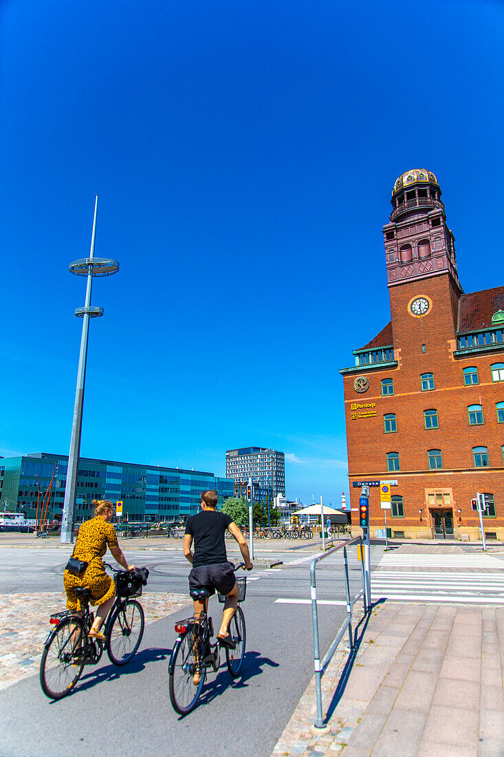 Europe,Scandinavia,Sweden. Skania. Malmoe. Post building