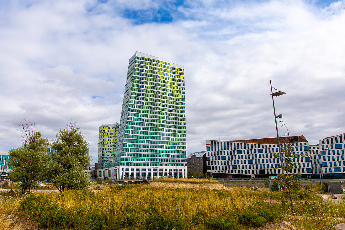 Europe,Scandinavia,Sweden. Skania. Malmoe. Hyllie. Building