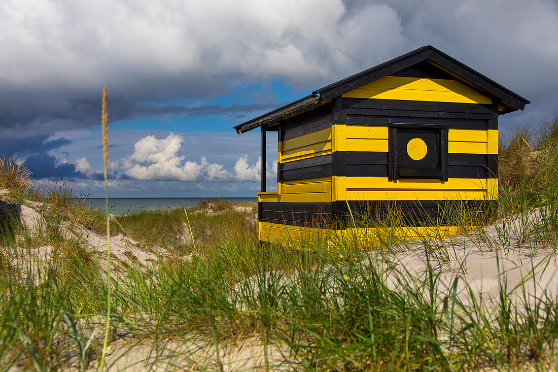 Europe,Scandinavia,Sweden. Skania.  Falsterbo peninsula. Skanor. Beach huts