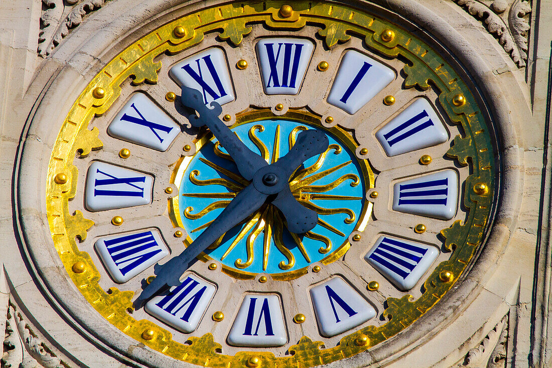 France,Hauts de France,Lille. belfry clock