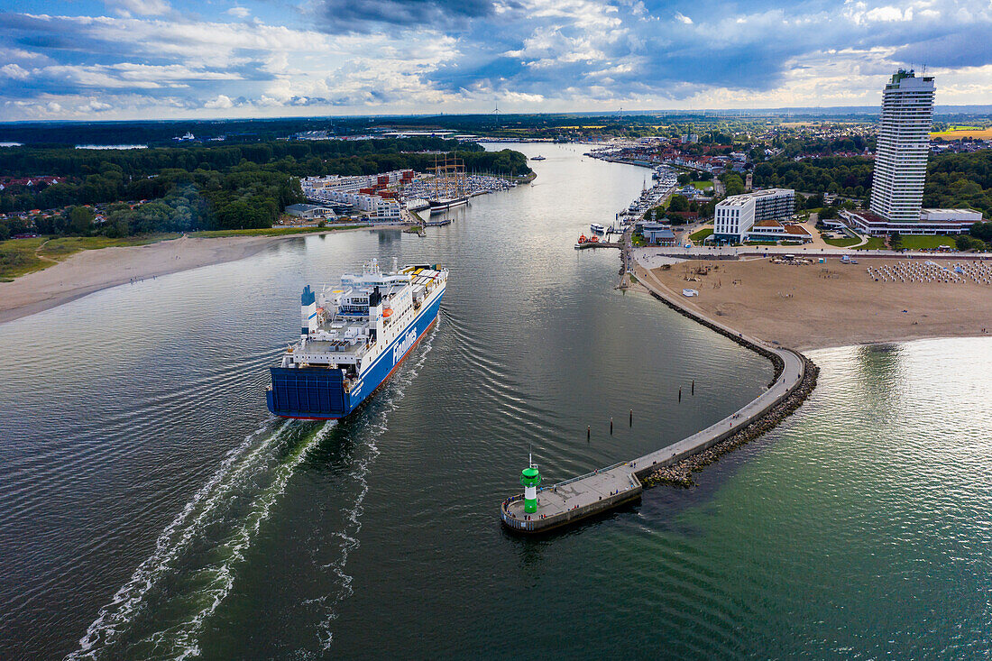 Europe,Germany. Schleswig-Holstein. Travemuende. Finnlines ferry