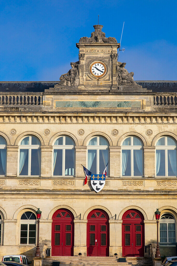 Frankreich,Hauts de France,Aisne,Laon. Das Rathaus