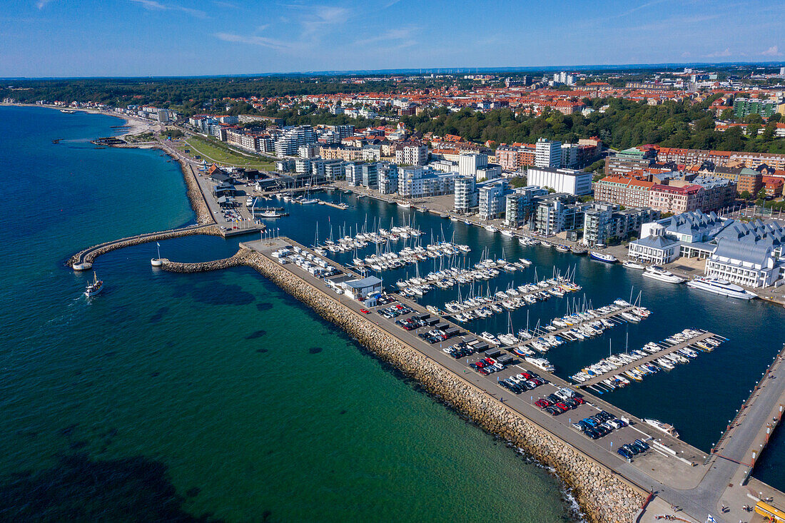 Europa,Skandinavien,Schweden. Schonen. Helsingborg. Hafen