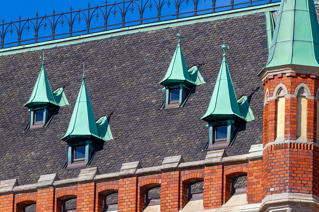 Europa,Skandinavien,Schweden. Schonen. Helsingborg. Radhuset. Das Rathaus