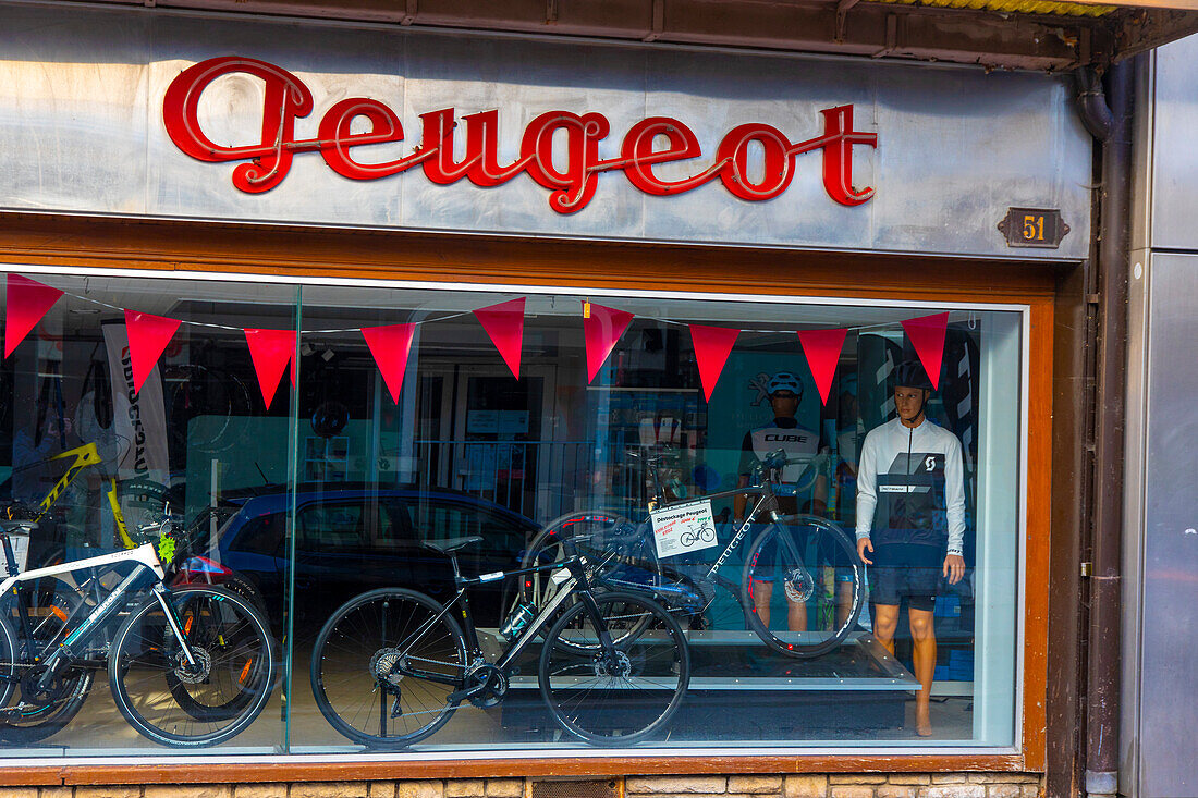 Peugeot two-wheeler sign