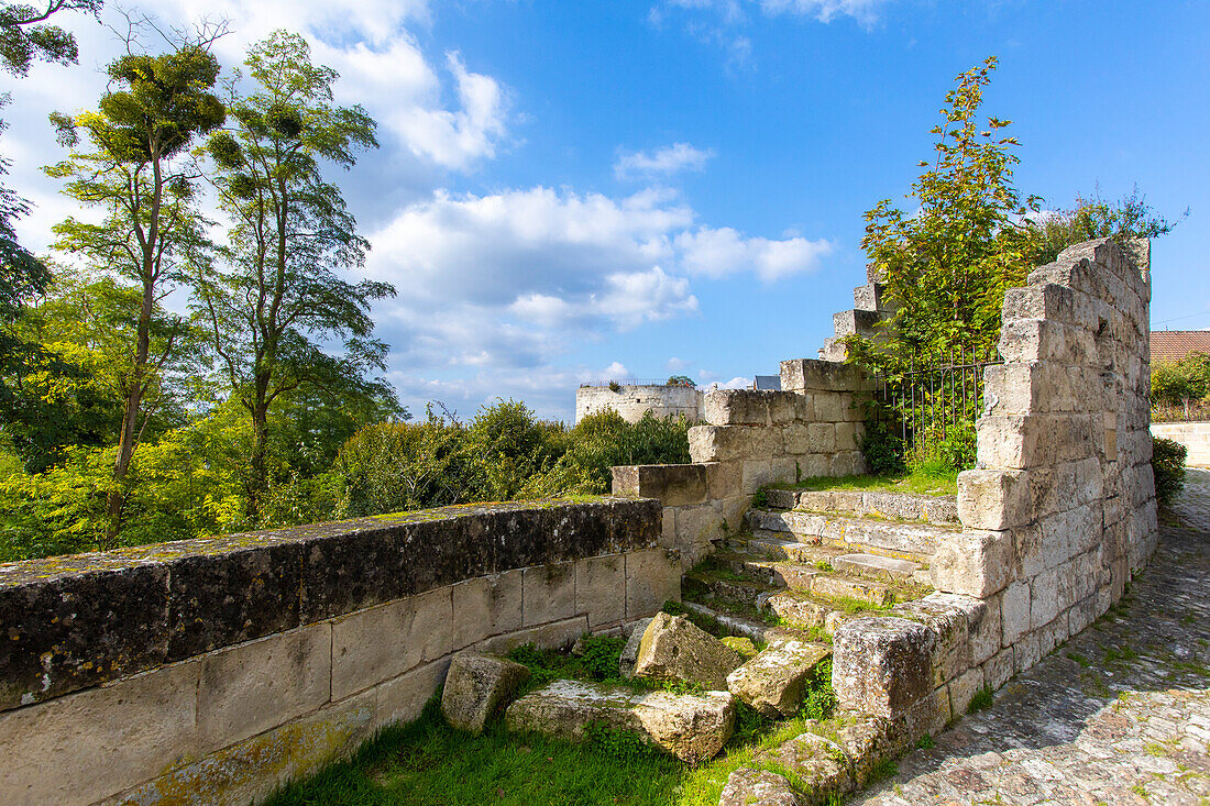 France,Hauts de France,Aisne,Coucy-le-Château-Auffrique.Saint Sauveur church