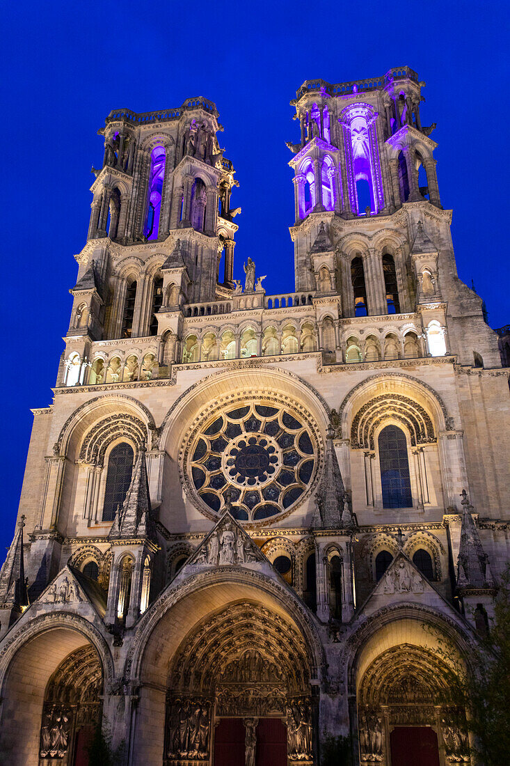 Frankreich,Hauts de France,Aisne,Laon. Kathedrale