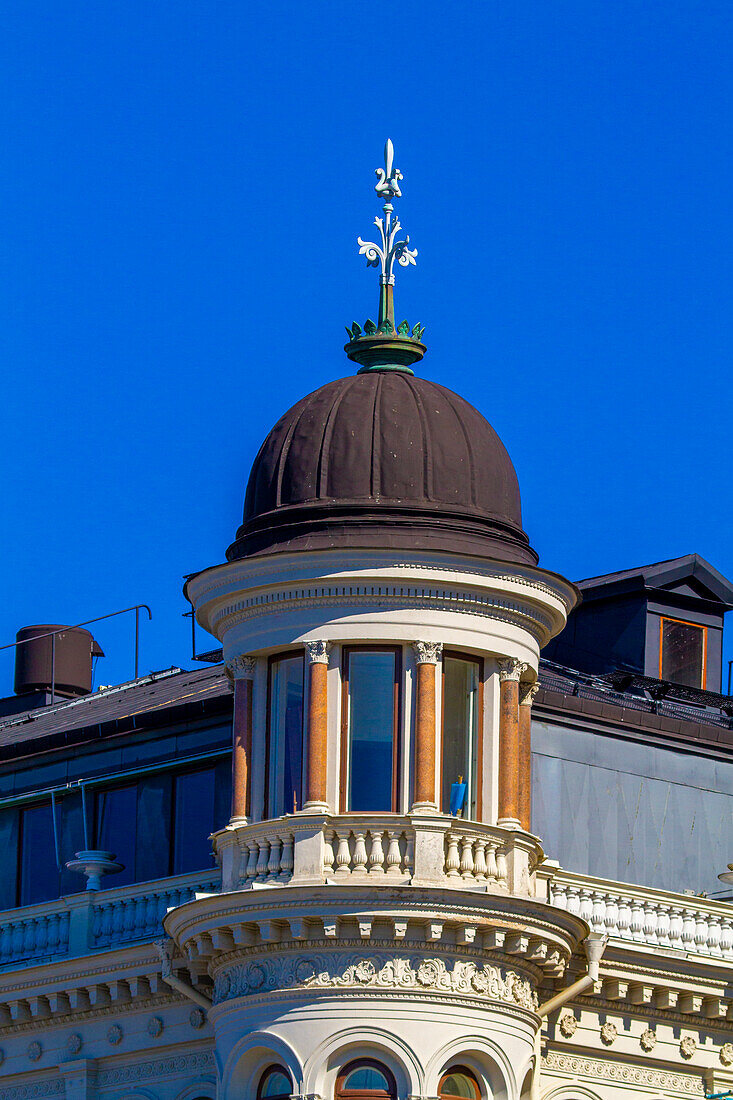 Europa,Skandinavien,Schweden. Stockholm. Schöne Fassade im Stadtzentrum. Schöne Fassade im Stadtzentrum