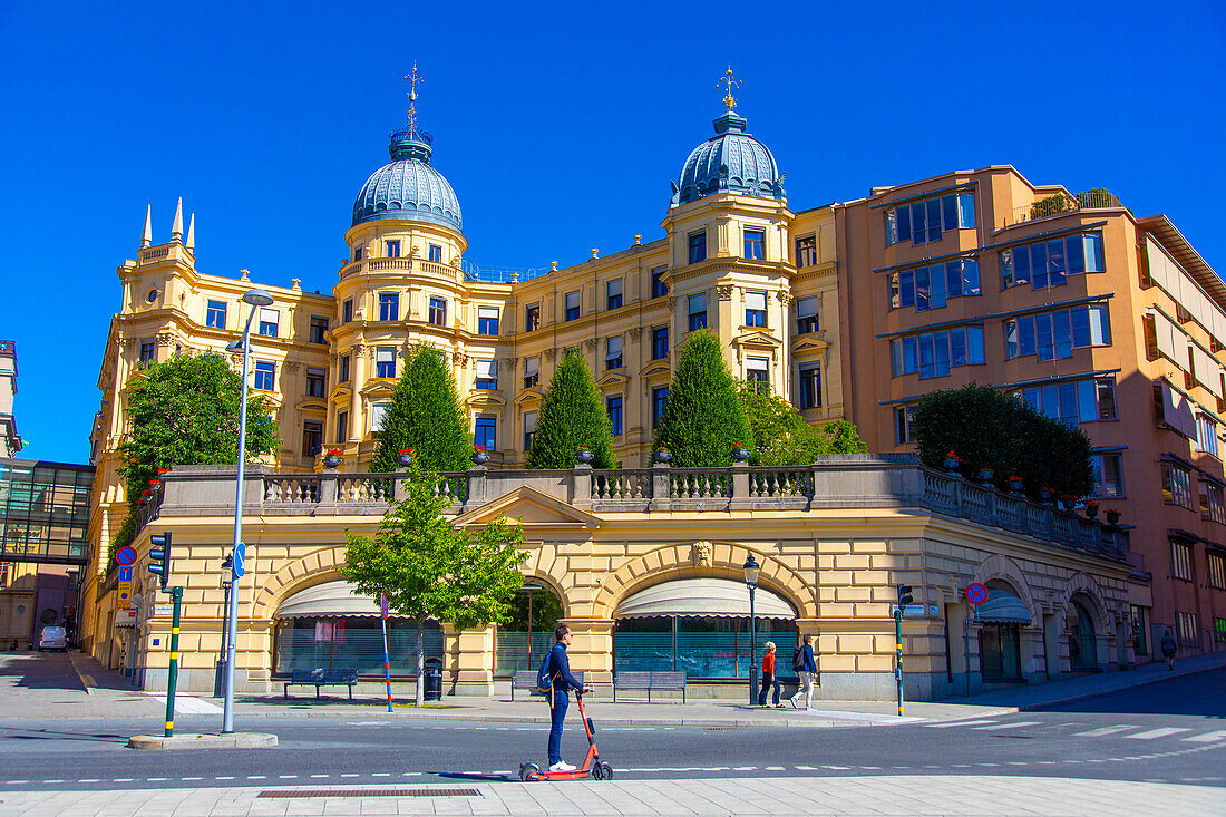 Europe,Scandinavia,Sweden. Stockholm. Gamla Stan district. Building of Handelsbanken Capital Markets