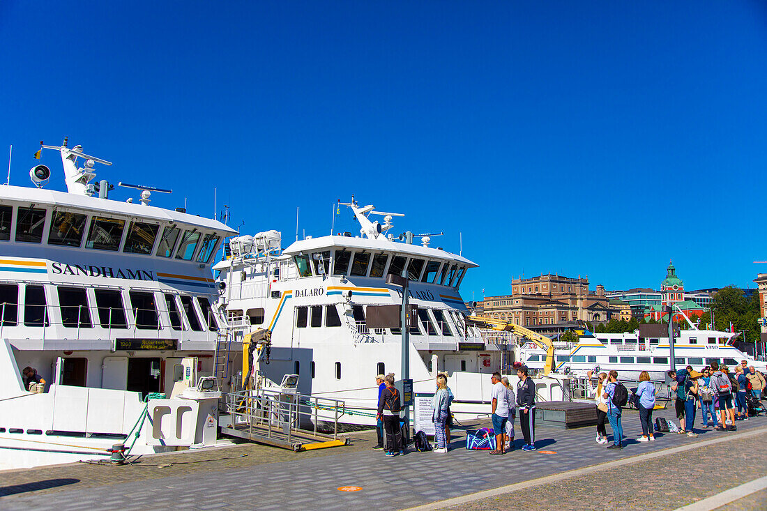 Europa,Skandinavien,Schweden. Stockholm. Fähre