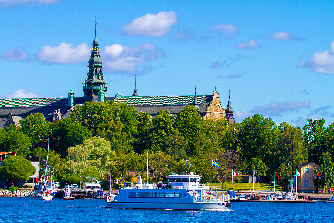 Europa,Skandinavien,Schweden. Stockholm. Fähre. Goldenshahab-Nordisches Museum