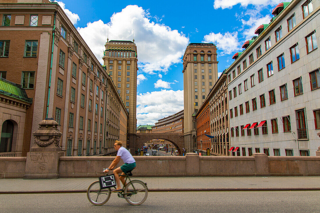 Europa, Skandinavien, Schweden. Stockholm. Kungsgatan