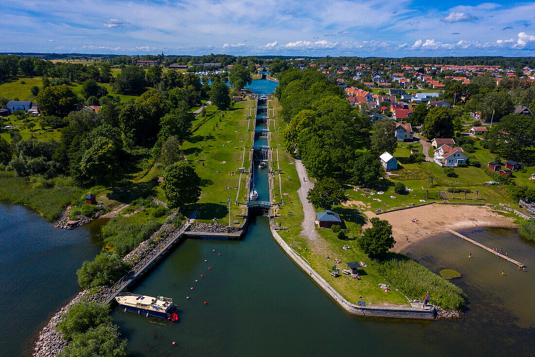 Sweden,Ostergotland County,Linkoping region,Kanal Goeta