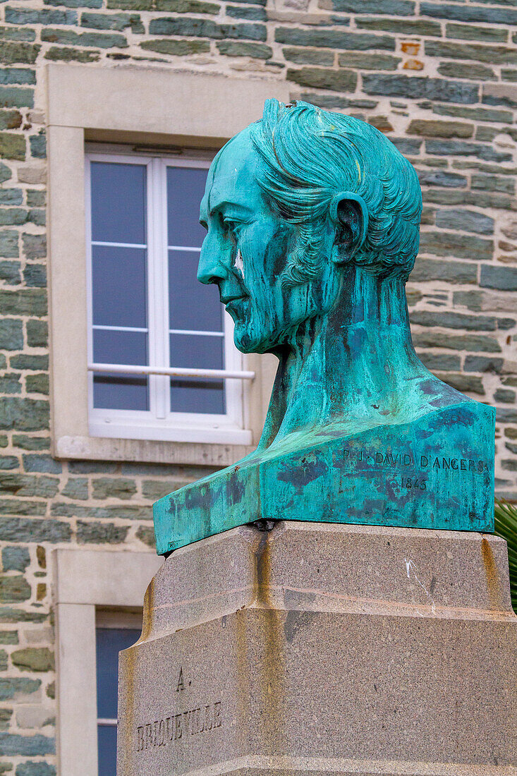 France,Manche (50) Cherbourg-en-Cotentin,Breicqueville statue