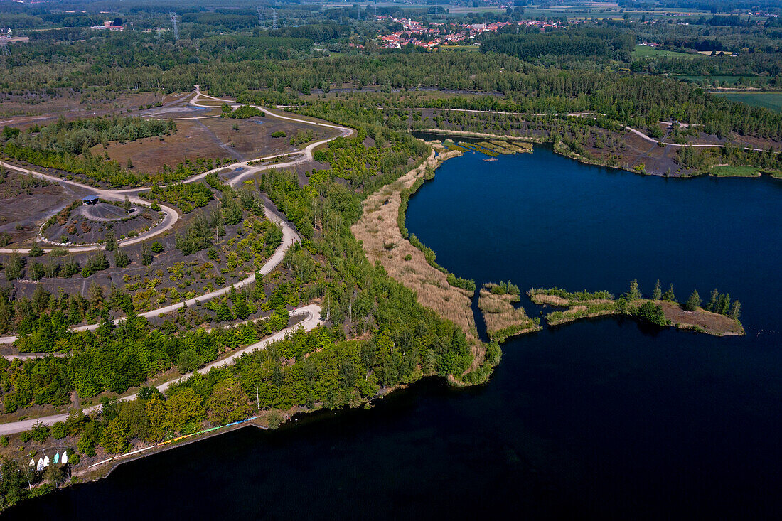 France,Hauts de France,Nord,Rieulay,Terril des Argales,mining site converted into a natural area