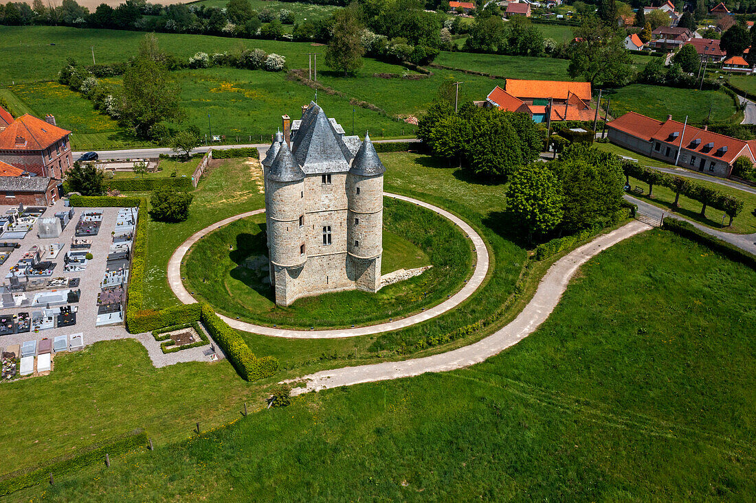 France,Hauts de France,Pas de Calais,Bours,the keep