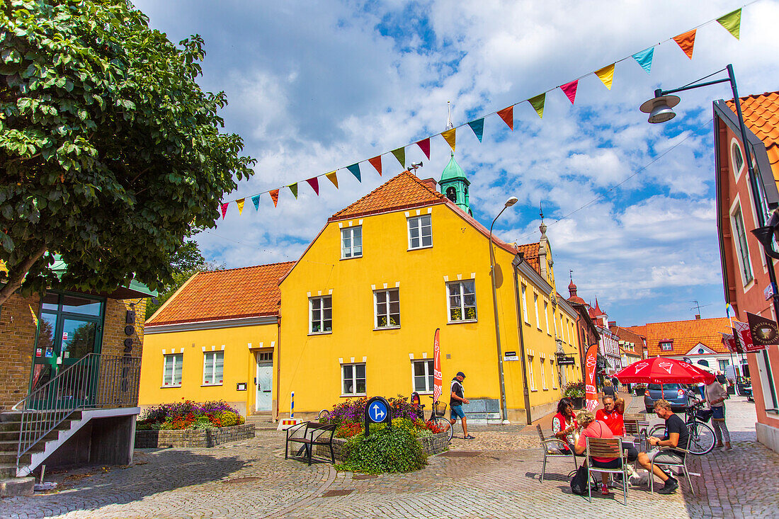 Europe,Scandinavia,Sweden.. Soelvesborg. City hall