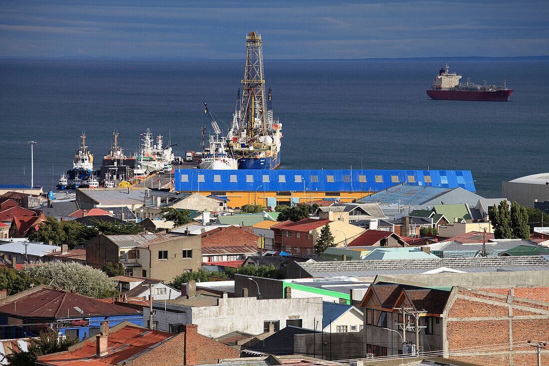 Chile,Magallanes,Punta Arenas,Skyline,Magellanstraße,