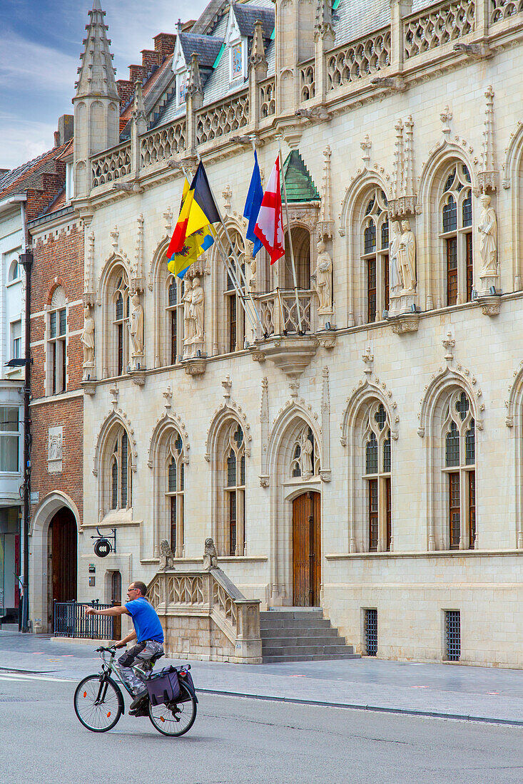 Europe,Belgium,Kortrijk,West Flanders Province. City Hall