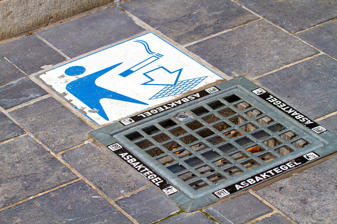 Belgium,ashtray in the ground