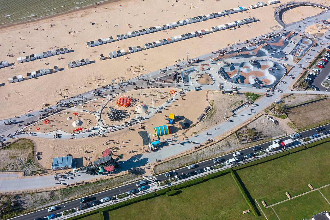 Frankreich,Calais,der Drache auf dem Deich von Calais