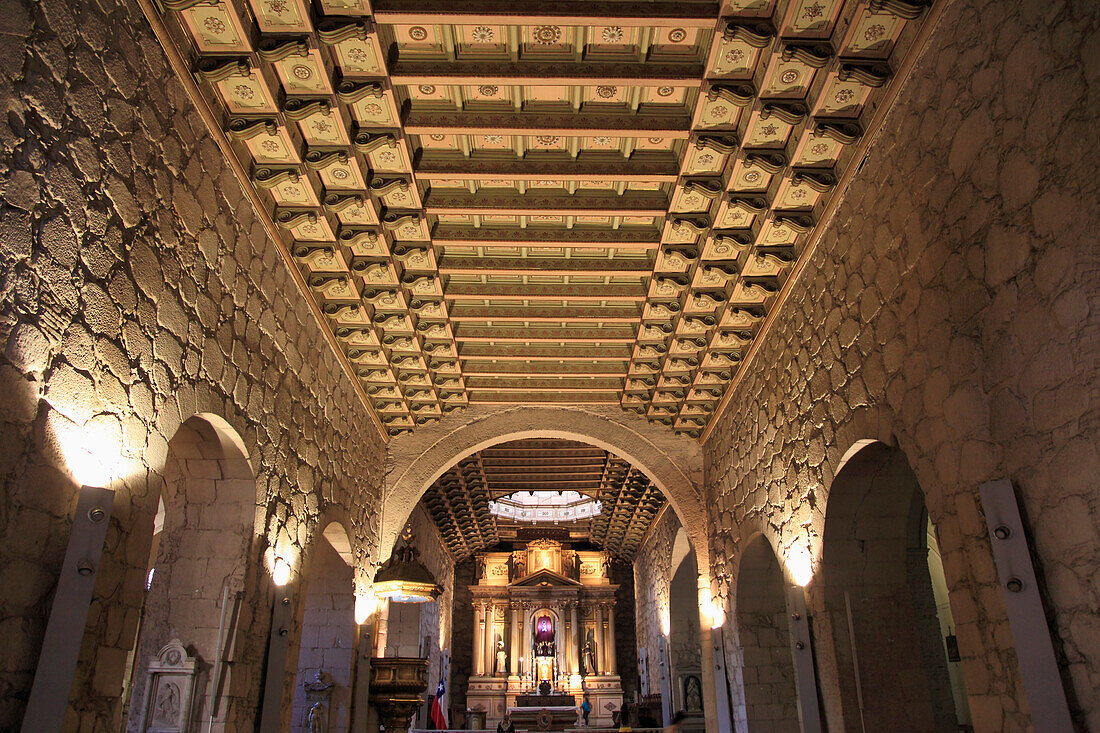 Chile,Santiago,Franciscan Church,interior,