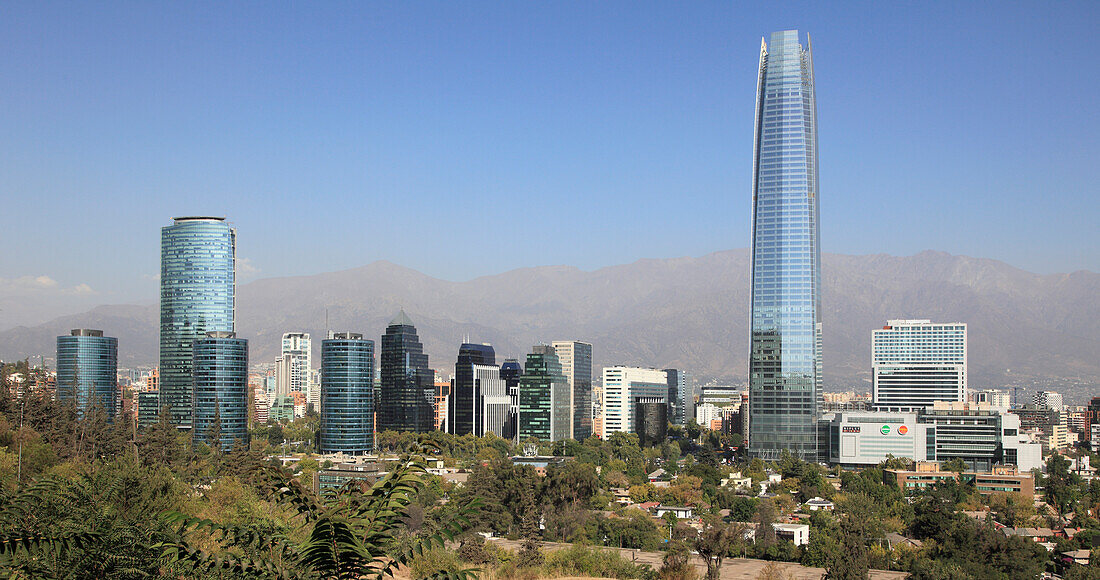 Chile,Santiago,Skyline,Costanera Center,Gran Torre,