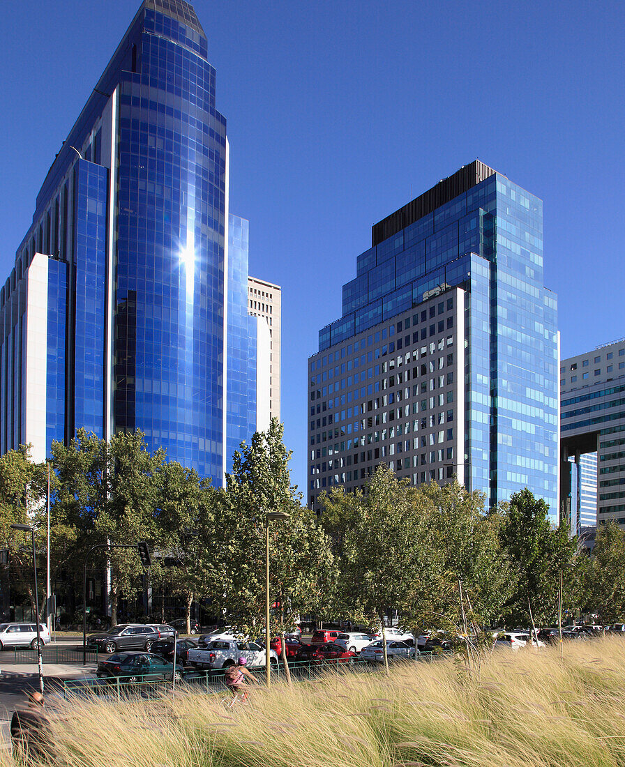 Chile,Santiago,Barrio El Golf,skyscrapers,skyline,