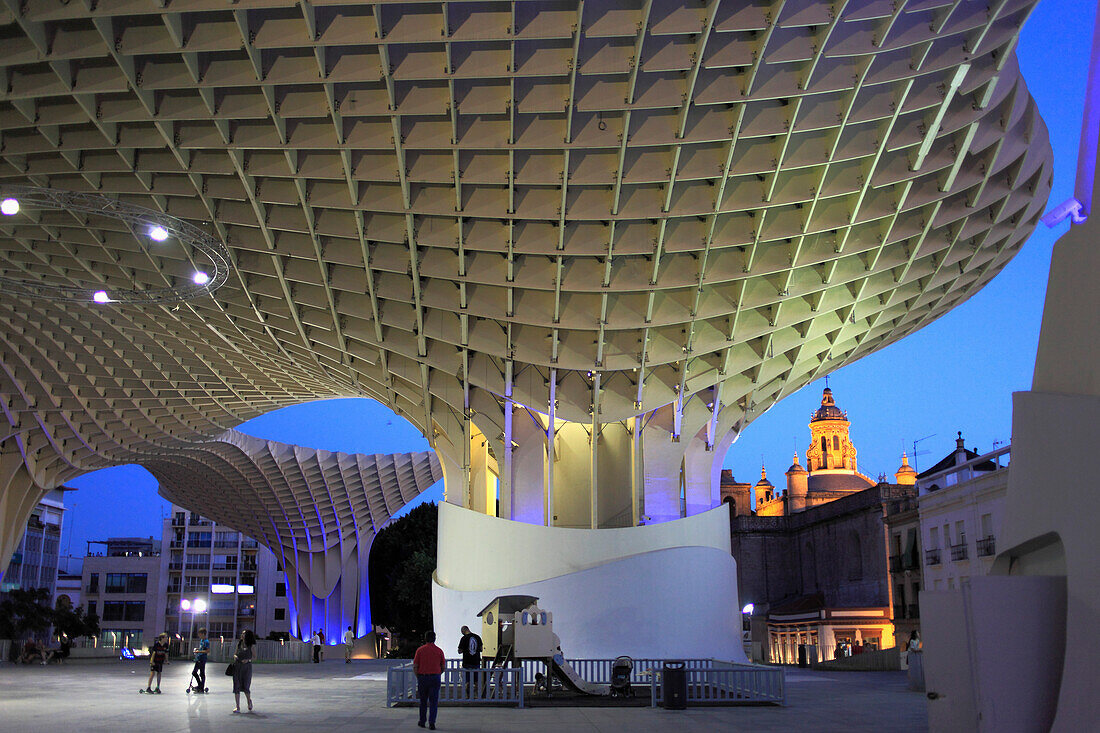 Spanien,Andalusien,Sevilla,Metropol Parasol,Las Setas (Bogen Juergen Mayer)