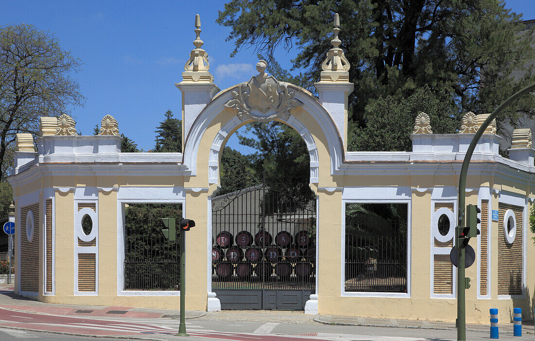 Spanien,Andalusien,Jerez de la Frontera,Straßenszene,Bodega