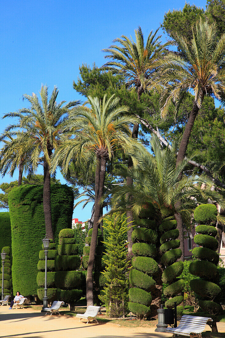 Spain,Andalusia,Cadiz,Parque Genoves