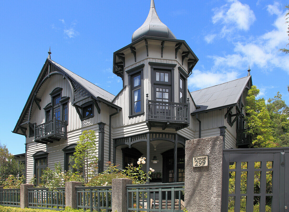 Chile,Seenplatte,Puerto Varas,Haus Kuschel,Kulturerbe Architektur,