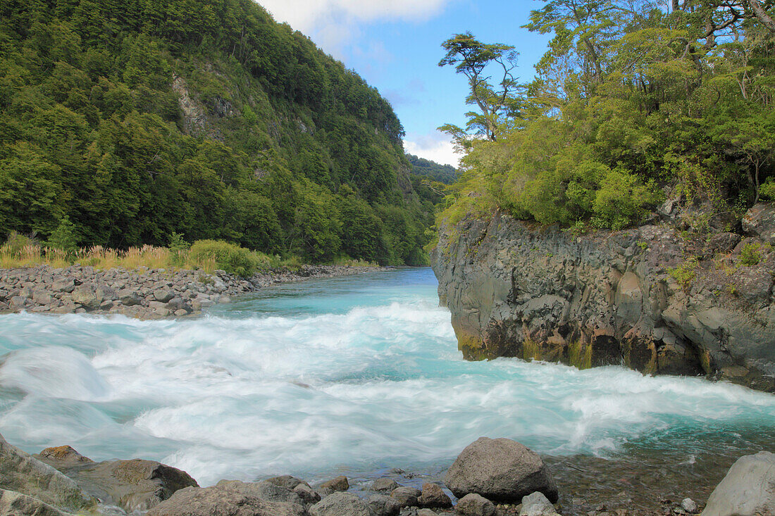 Chile,Lake District,Petrohue River,