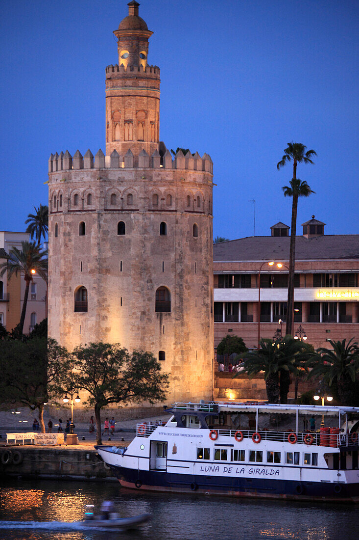 Spain,Andalusia,Seville,Torre del Oro