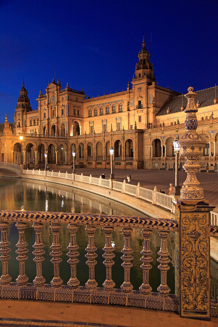 Spain,Andalusia,Seville,Plaza de Espana