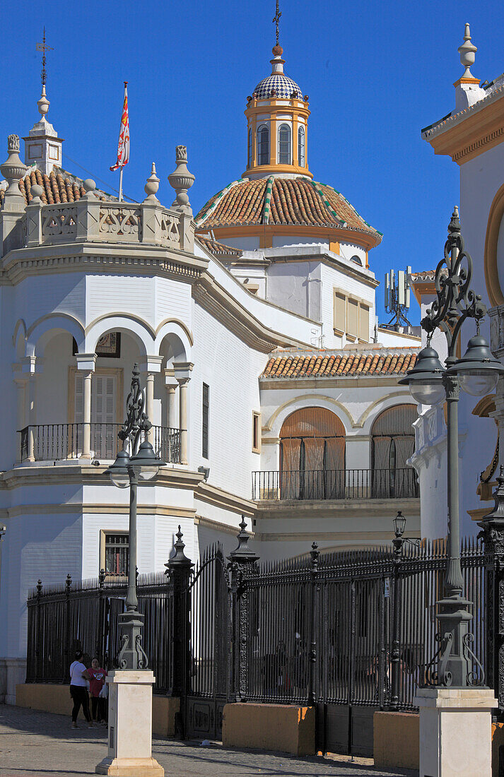 Spain,Andalusia,Seville,Plaza de Toros Maestranza,bullring