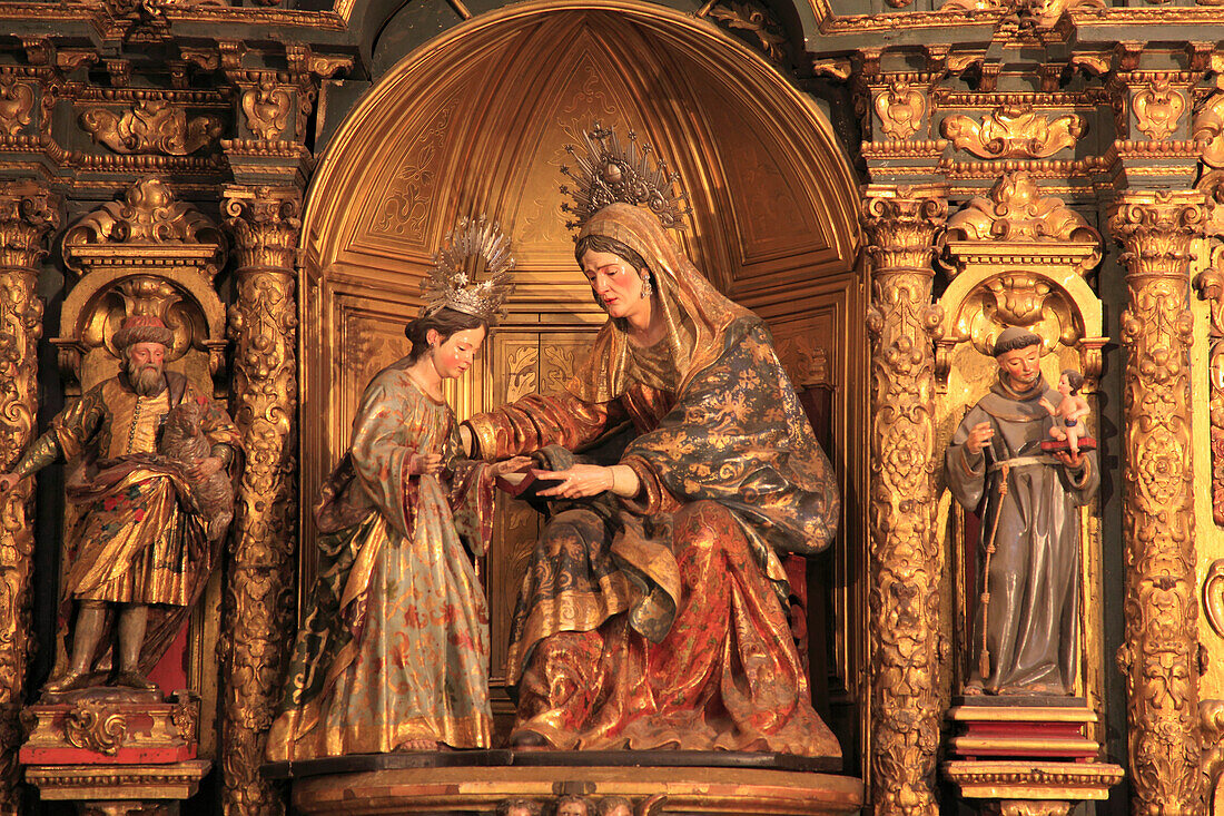 Spain,Andalusia,Seville,Iglesia San Salvador,church,interior