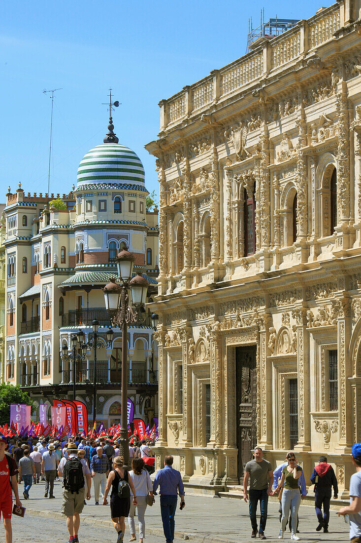 Spain,Andalusia,Seville,City Hall,Edificio de la Adriatica