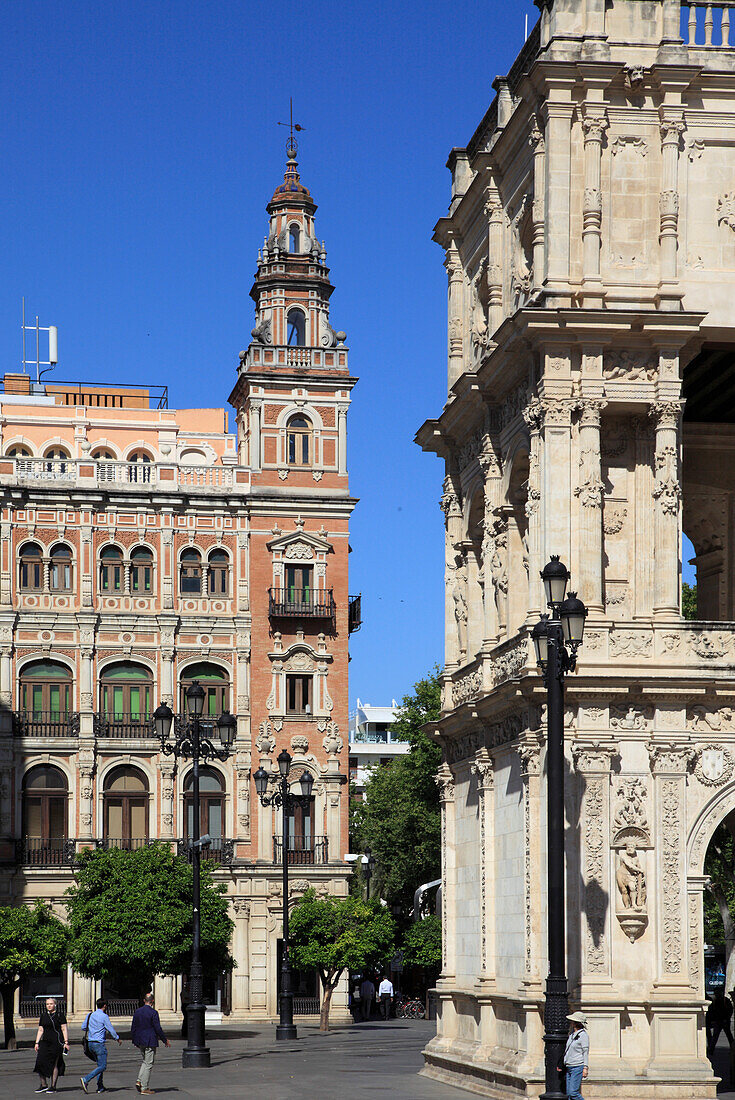 Spanien,Andalusien,Sevilla,Telefonica Gebäude,Rathaus