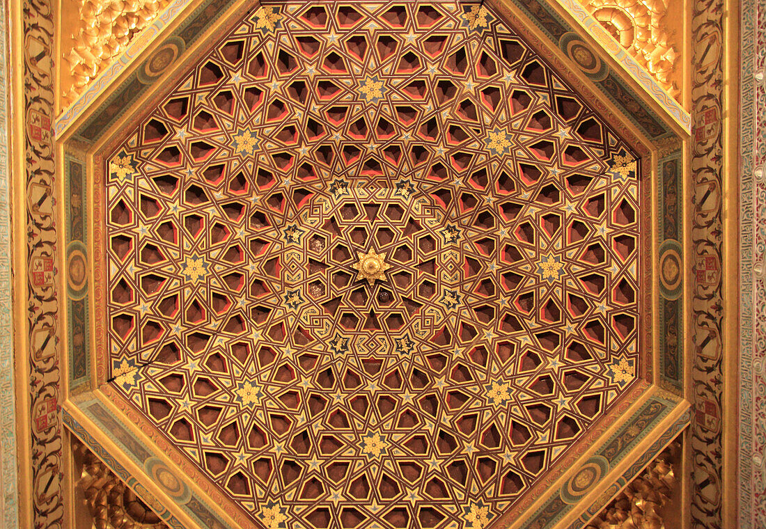 Spain,Andalusia,Seville,Real Alcazar,moorish royal palace,interior