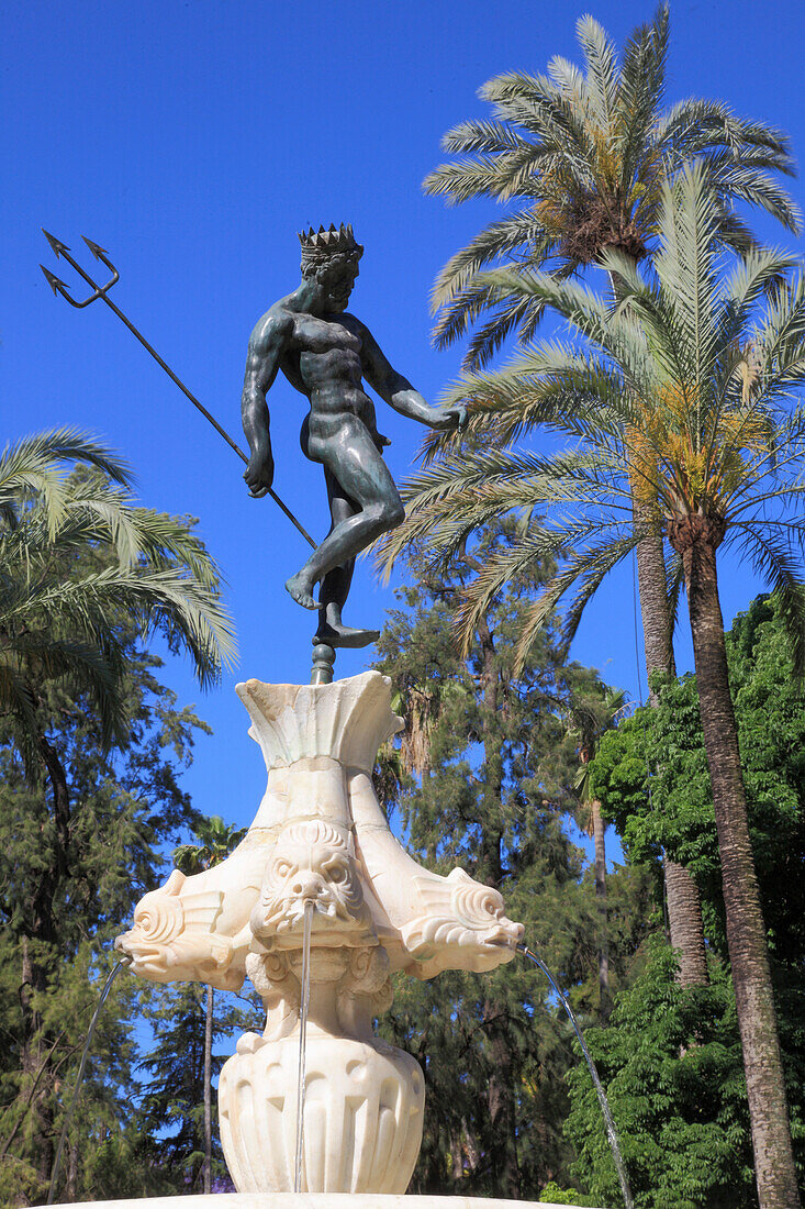 Spain,Andalusia,Seville,Real Alcazar,moorish royal palace,garden