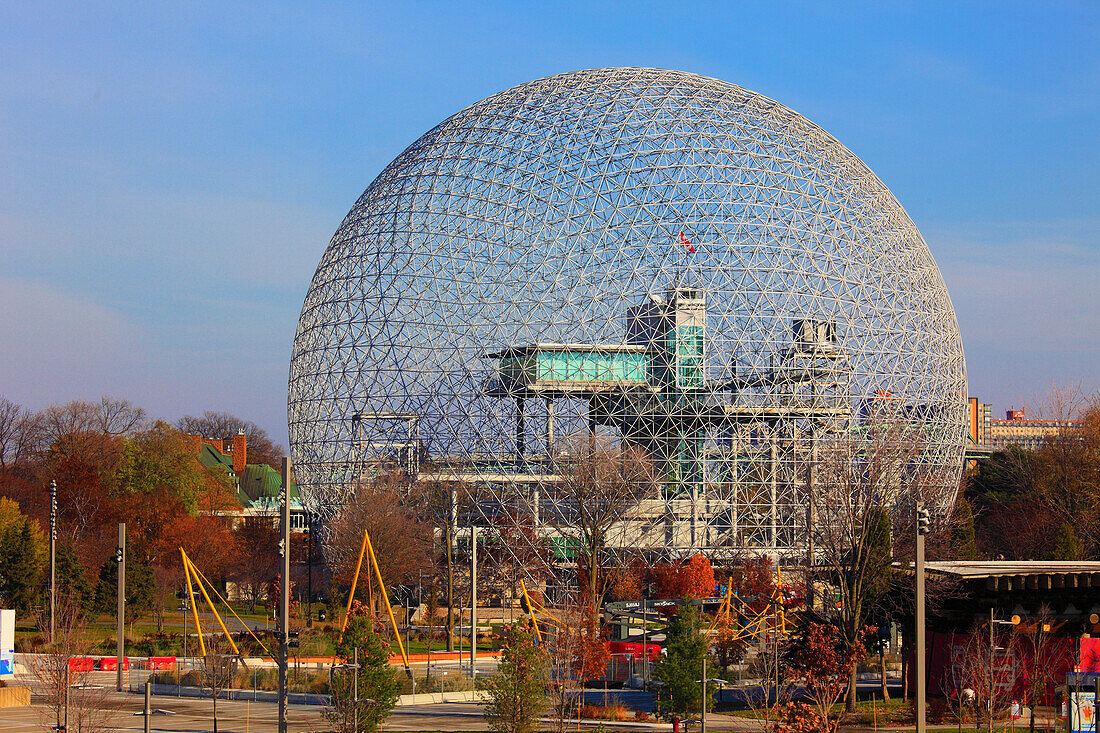 Kanada,Quebec,Montreal,Ile Sainte-Helene,Parc Jean-Drapeau,Arch. Richard Buckminster Fuller