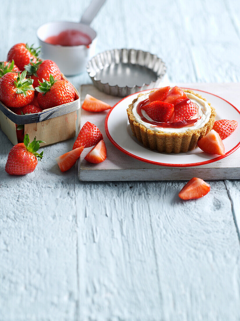 Strawberry tartelettes