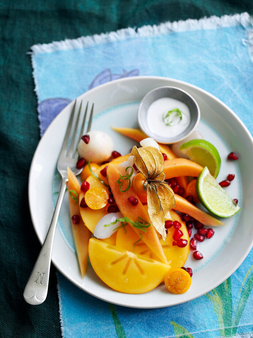 Tropical fruit salad