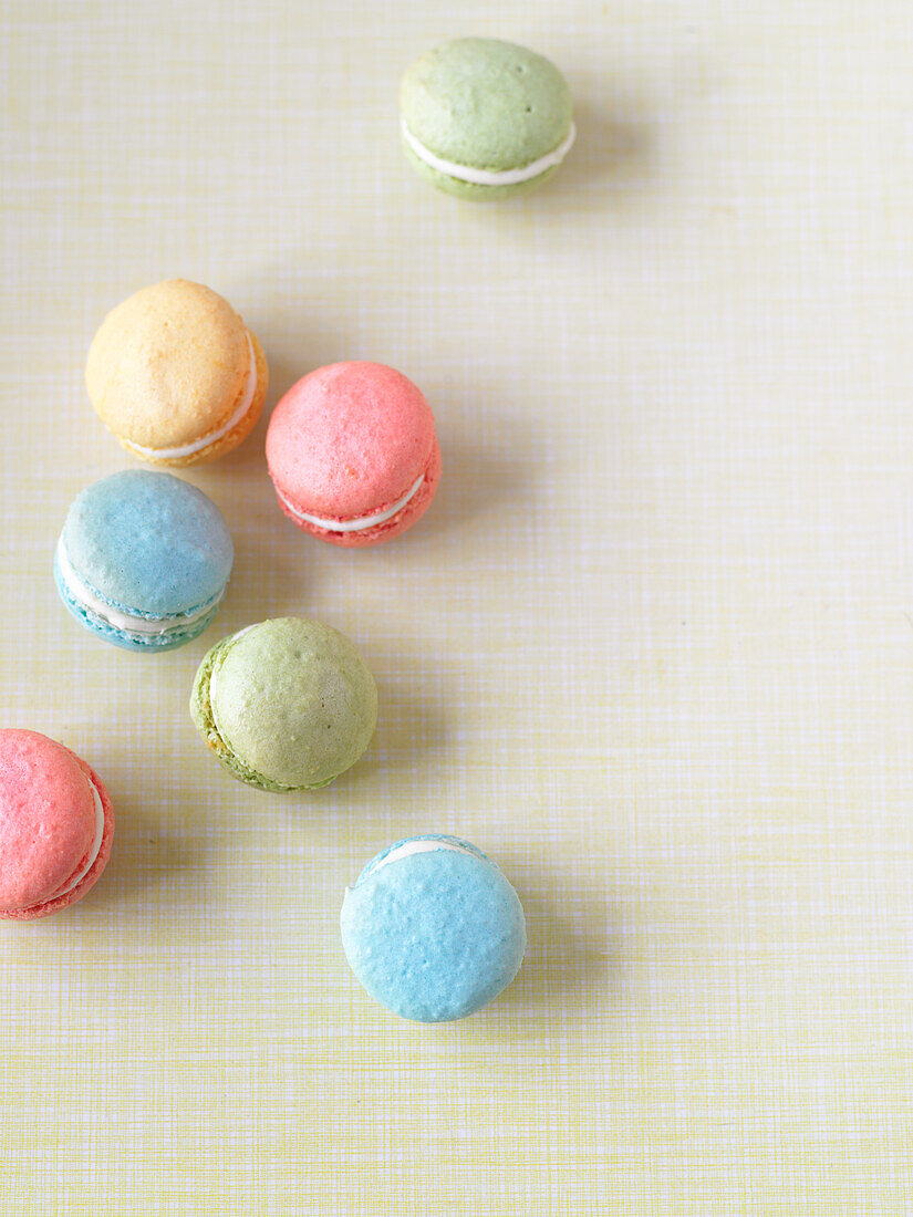 Bunte Macarons