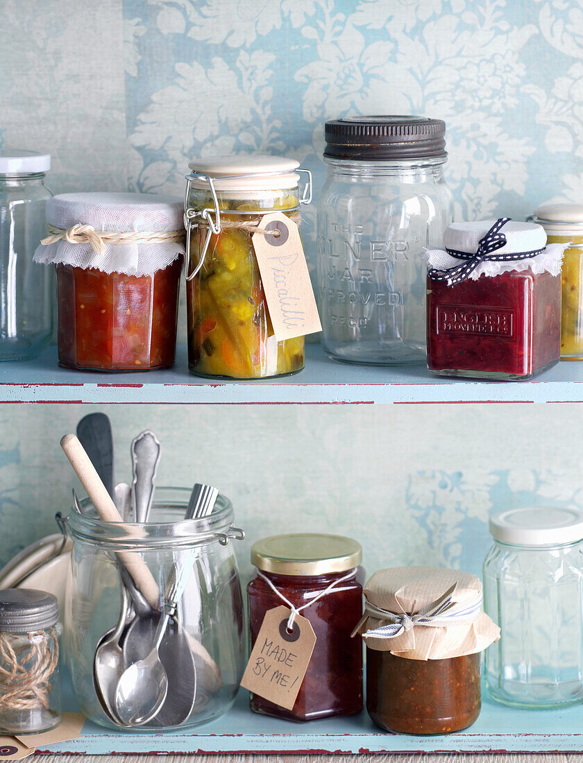 Jams and preserved vegetables