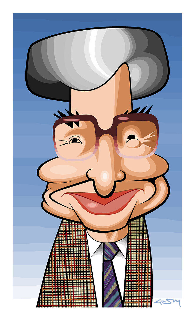 Robert Edwards, British IVF pioneer, illustration