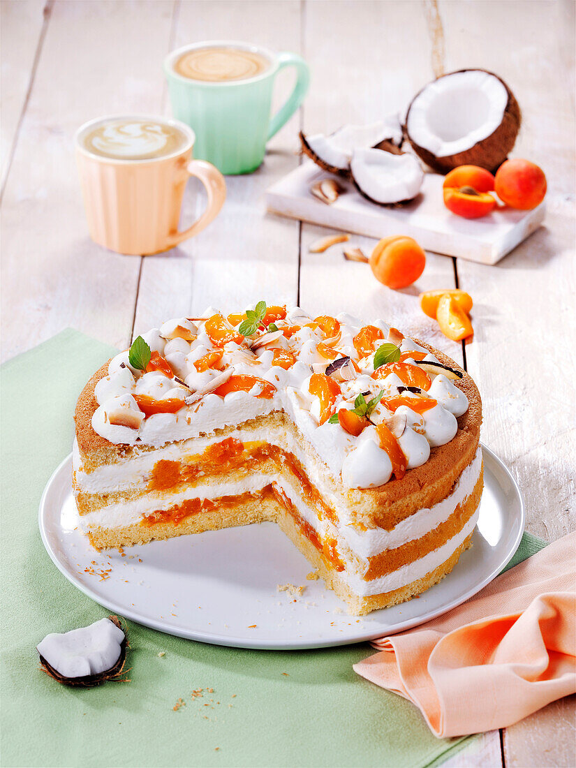 Aprikosen-Mascarpone-Torte