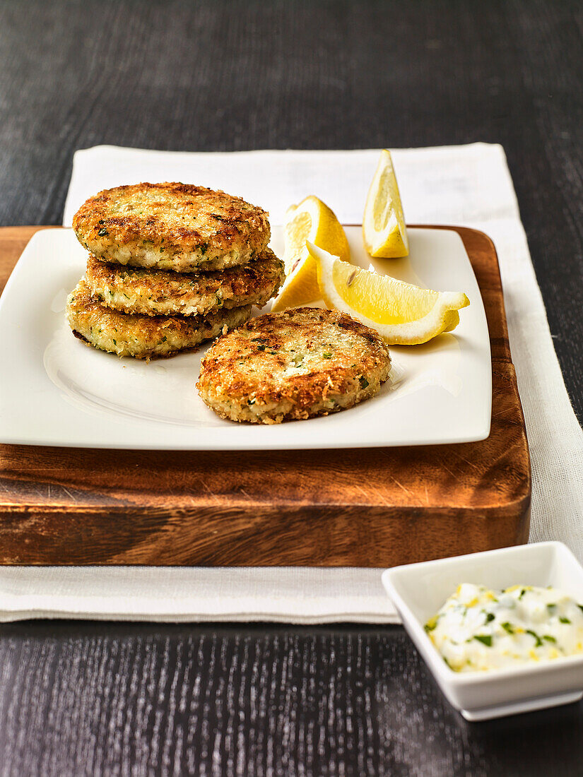 Fischfrikadellen mit Remoulade