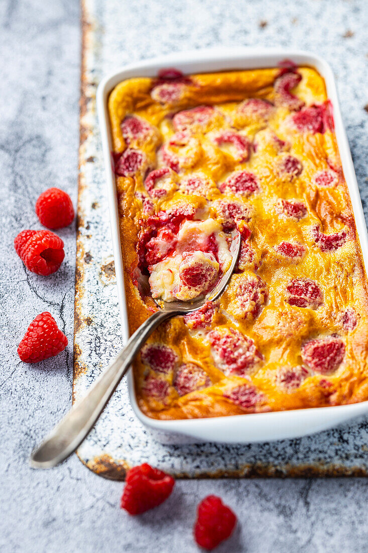 Himbeer-Clafoutis